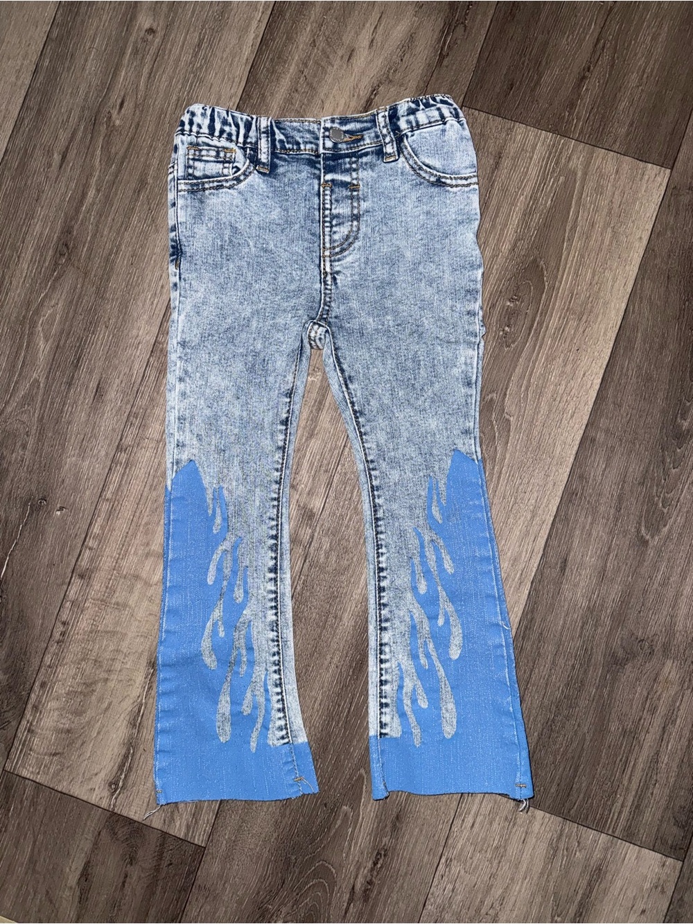 Blue Flame Accent Kids Jeans